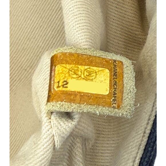 CHANEL Denim Big CC Flap Chain Shoulder Bag A-A13684 - Picture 9 of 11